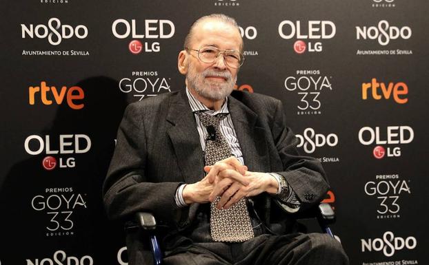 Narciso Ibáñez Serrador, el pasado mes de enero en la fiesta de los nomonados a los Premios Goya.
