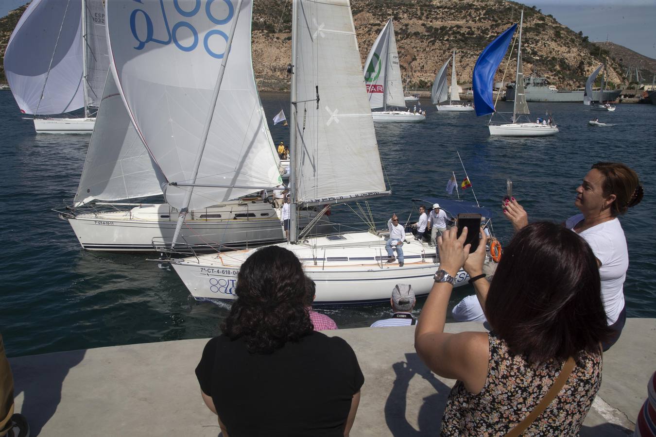 La prueba es puntuable para el campeonato de España, hay 15 barcos locales y la distancia es de 170 millas .