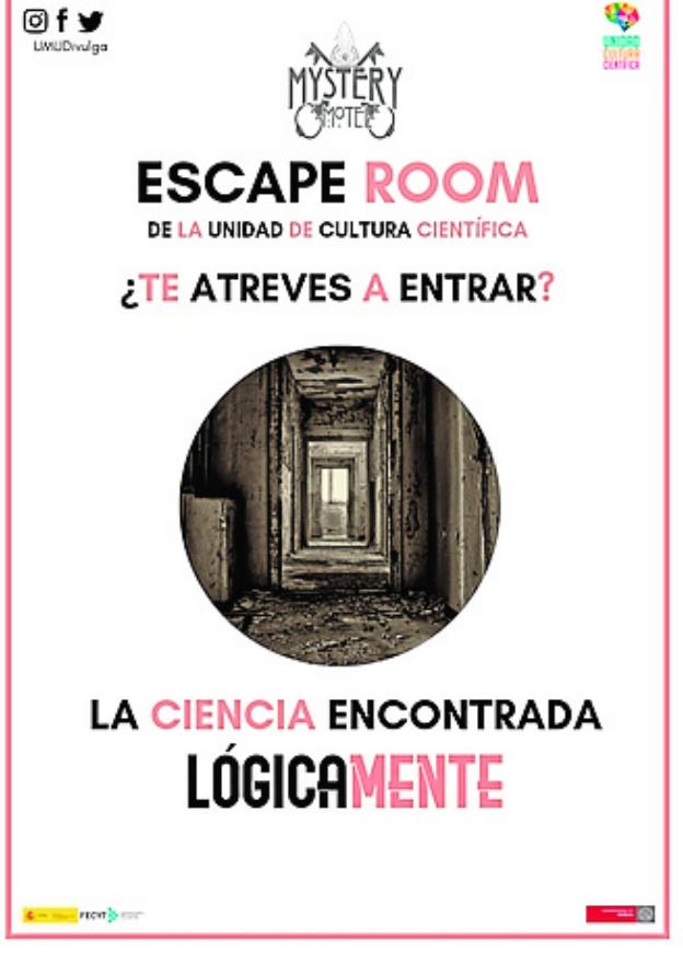 Vuelve el 'escape room' científico  de la Universidad de Murcia
