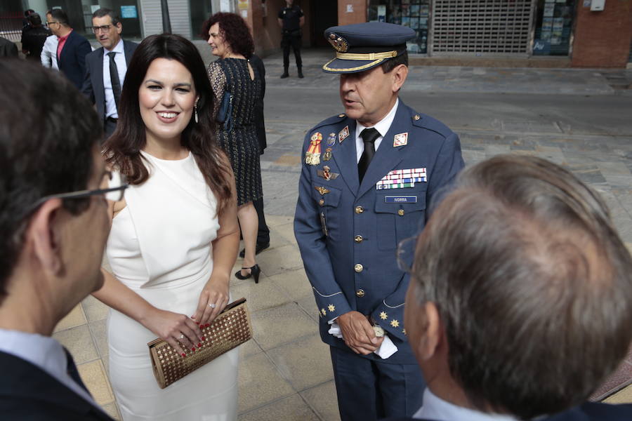 El acto institucional estuvo marcado por las negociaciones para los pactos en la Comunidad y en varios ayuntamientos de la Región