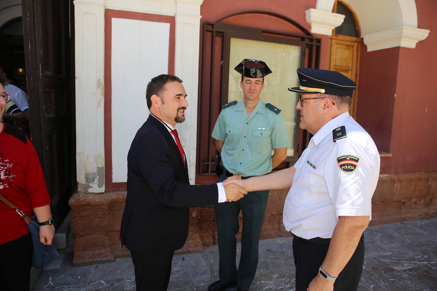 Lorca pasa a manos del PSOE con los votos de IU y Cs después de que el socialista Diego José Mateos arrebatara la alcaldía a Fulgencio Gil y diera cabida en el gobierno municipal al edil de la formación naranja como primer teniente de alcalde