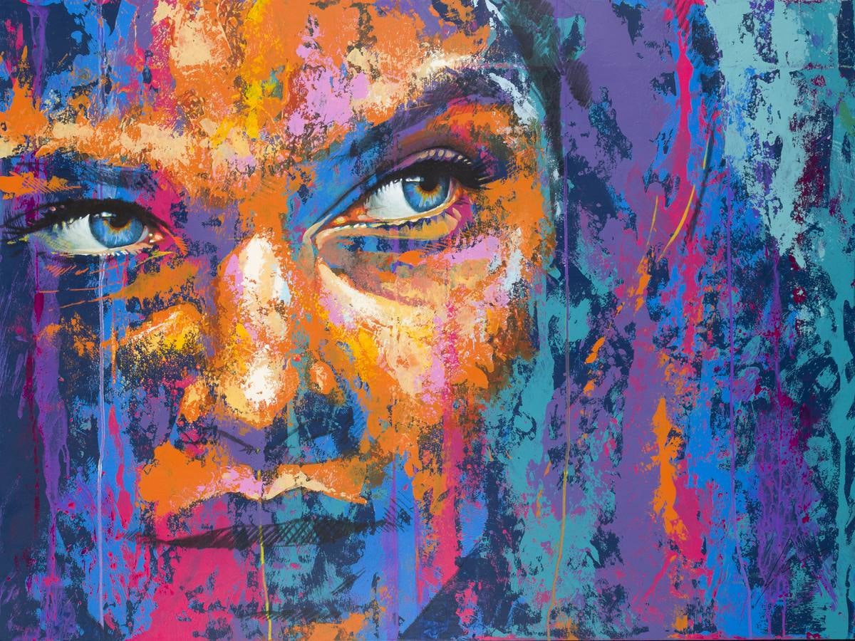 ‘Ser y Materia II’. Carlos Callizo (Sevilla, 1965). Acrílico sobre lienzo. 90 x 120 cm.