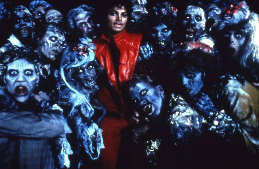 Michael Jackson, en el videoclip de 'Thriller'.