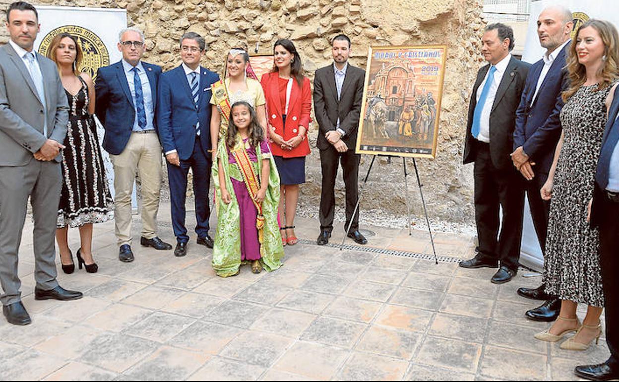 Antonio Botías (3i) y Sergio Ruiz (7i), durante la presentación del cartel.