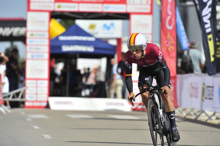 Castroviejo se llevó la contrareloj del Campeonato de España por quinta vez, una hazaña que ningún otro corredor español ha hecho