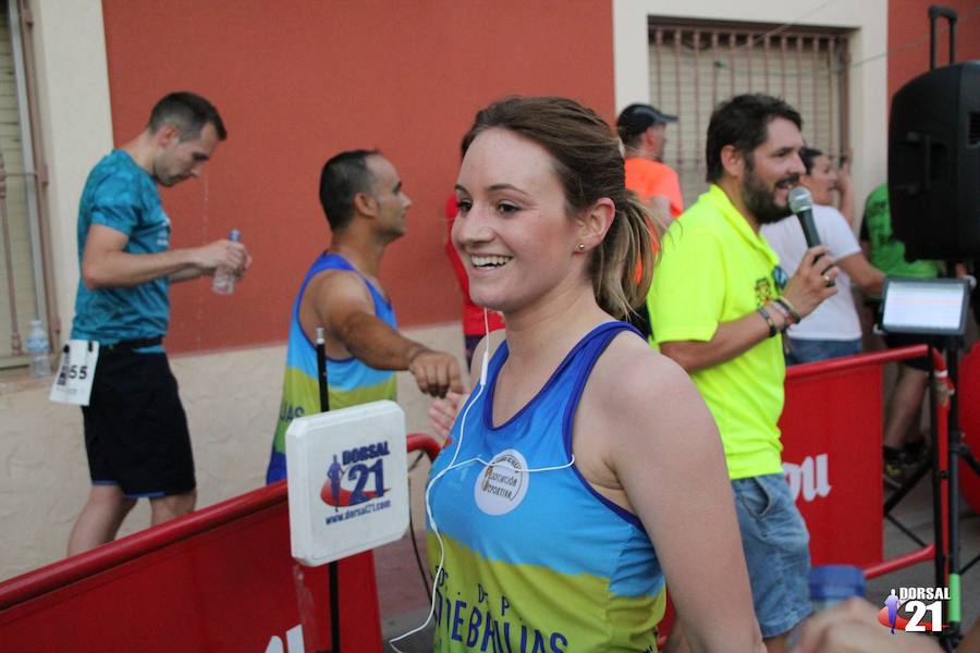 El vencedor de la prueba completa los 5 kilómetros en 15:21 minutos, por los 19:31 de la atleta del Espuña Trail