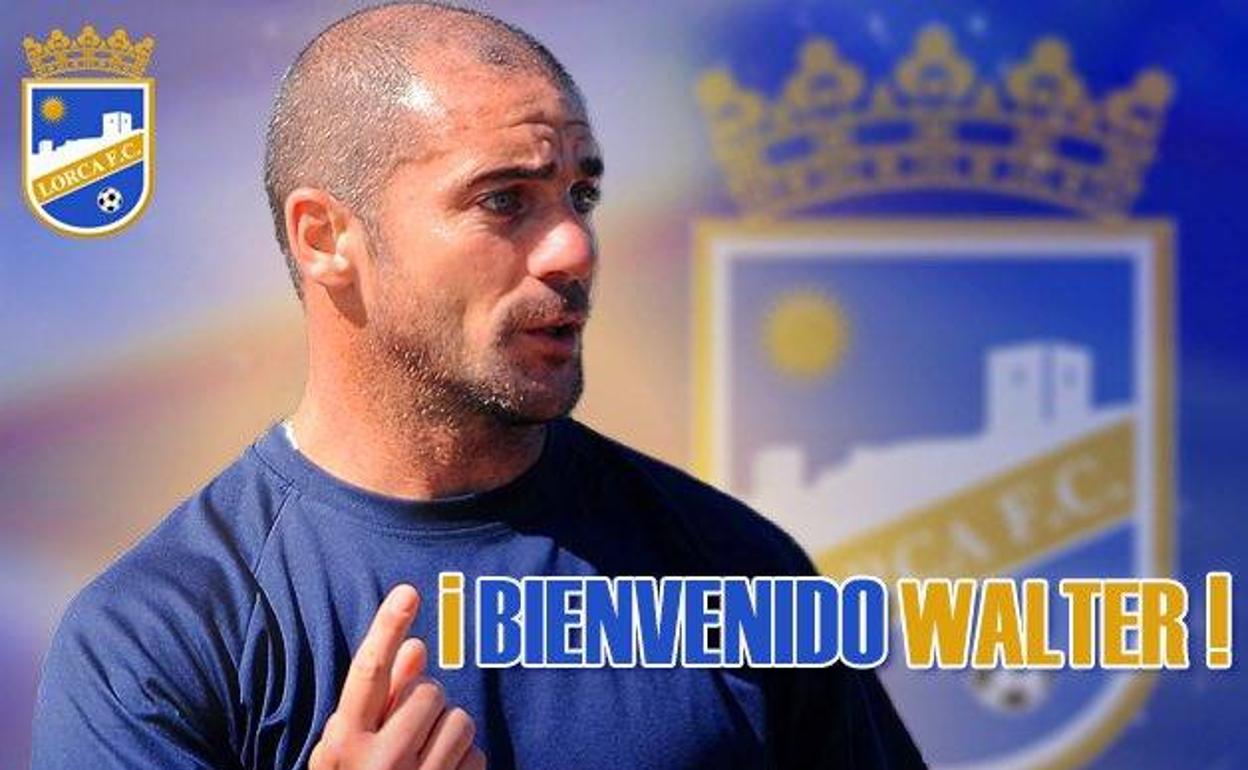 Walter Pandiani, nuevo entrenador del Lorca FC.