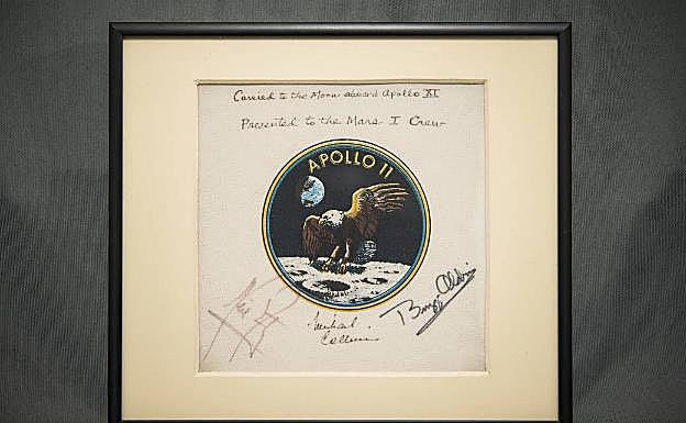 Recuerdo de la misión Apolo 11. 