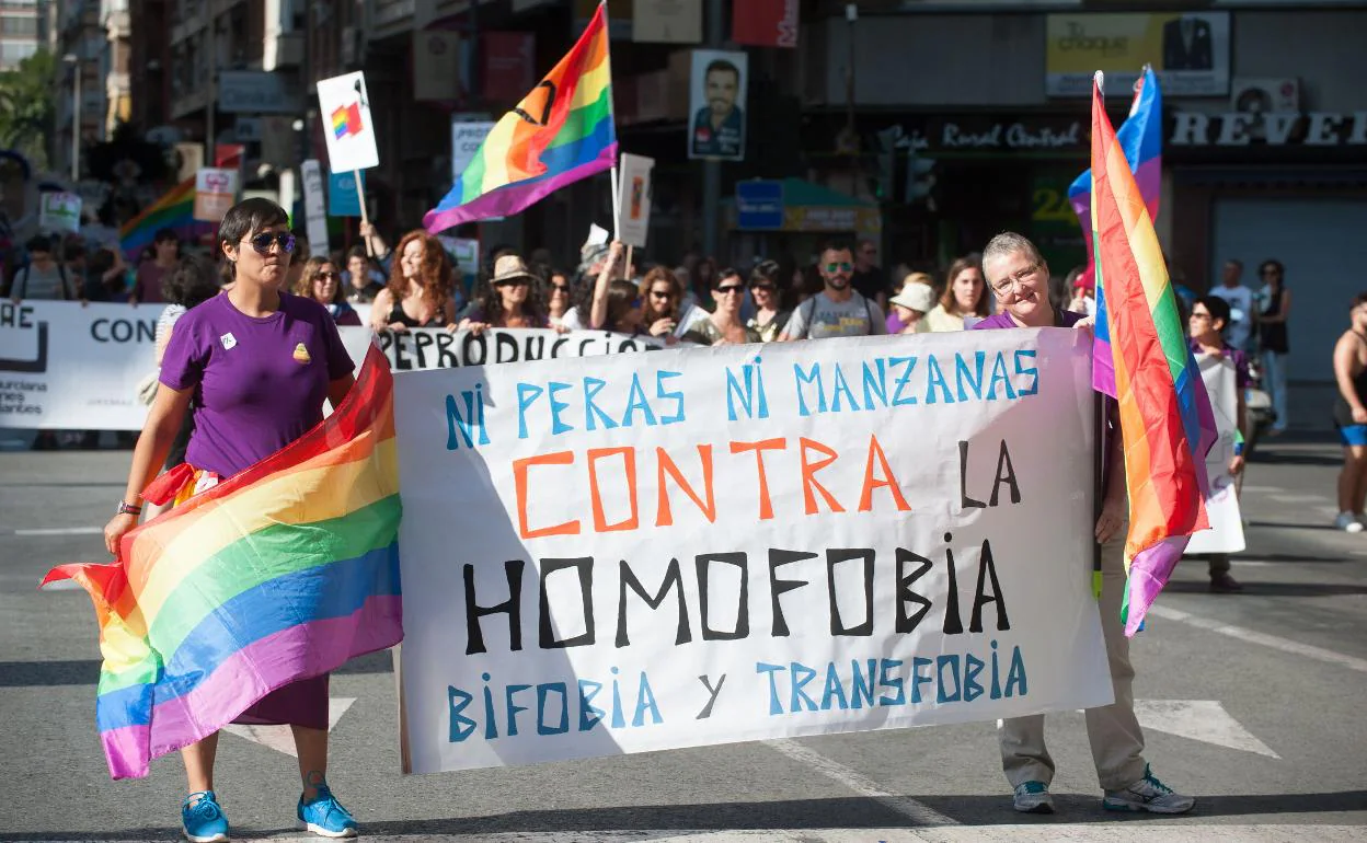 Imagen de archivo de un protesta de un colectivo LGTBI 