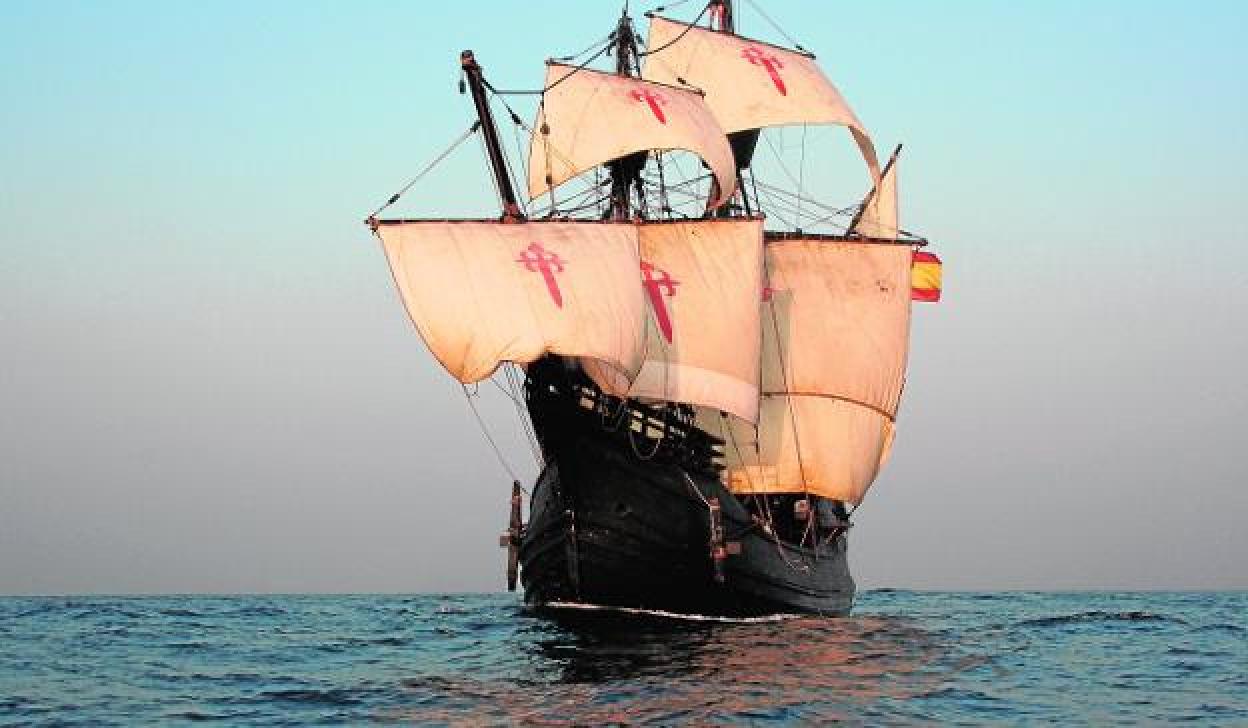  Réplica de la nao 'Victoria', buque español que hizo la primera circunnavegación del mundo. 