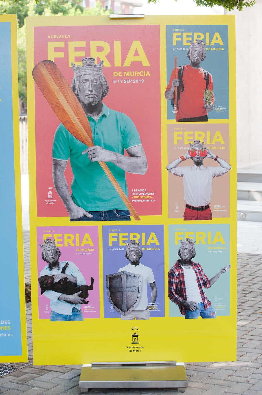 Las autoridades municipales dieron a conocer ayer el cartel anunciador de los festejos. El protagonista es el rey Alfonso X El Sabio, creador de estos días festivos en el año 1266.