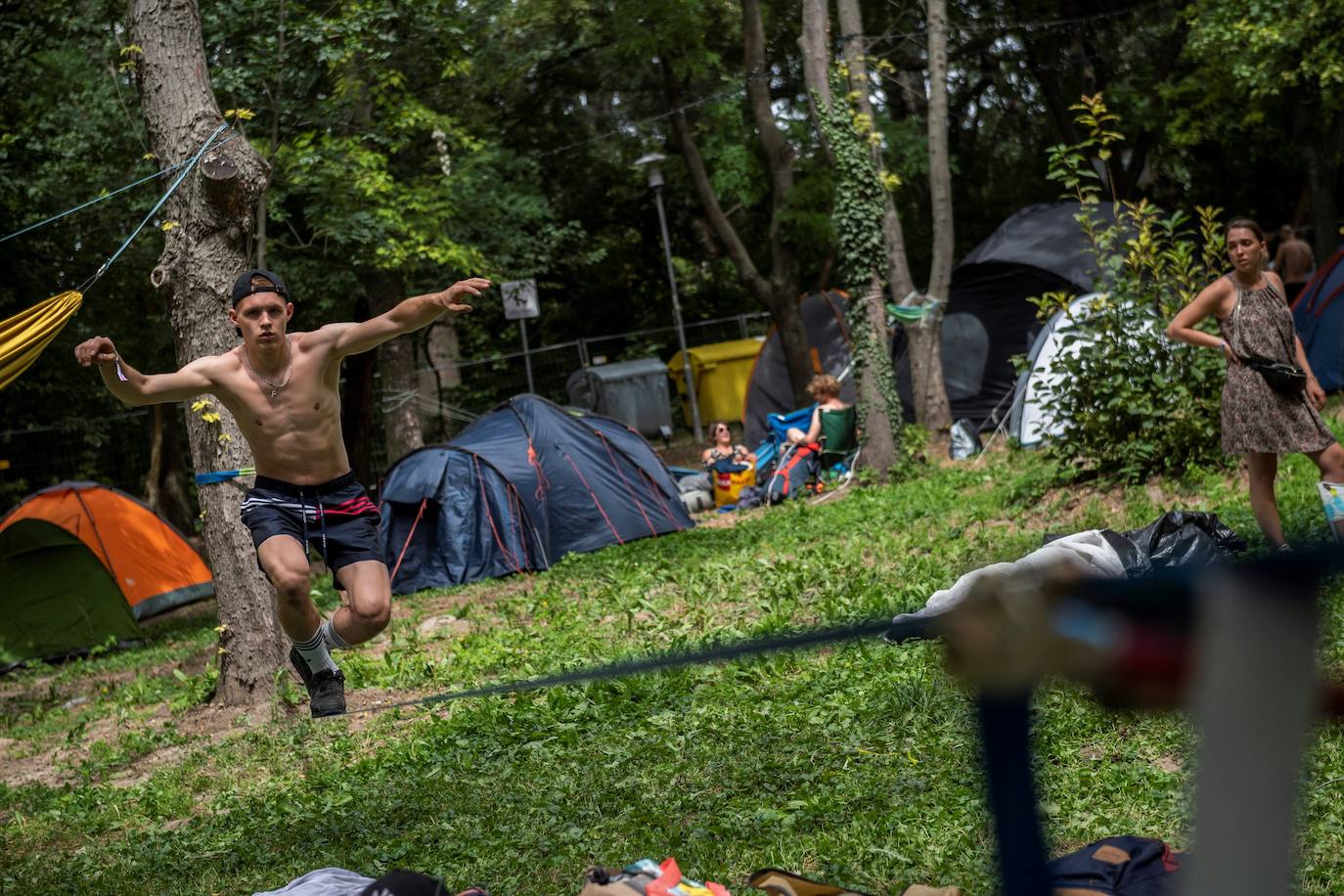 Música, arte y diversión se mezclan en la 27 edición del Sziget Festival, en Budapest (Hungría). El Sziget Festival, que cuenta en su cartel con artistas de la talla de Ed Sheeran y Foo Fighters, se celebra del 7 al 13 de agosto.