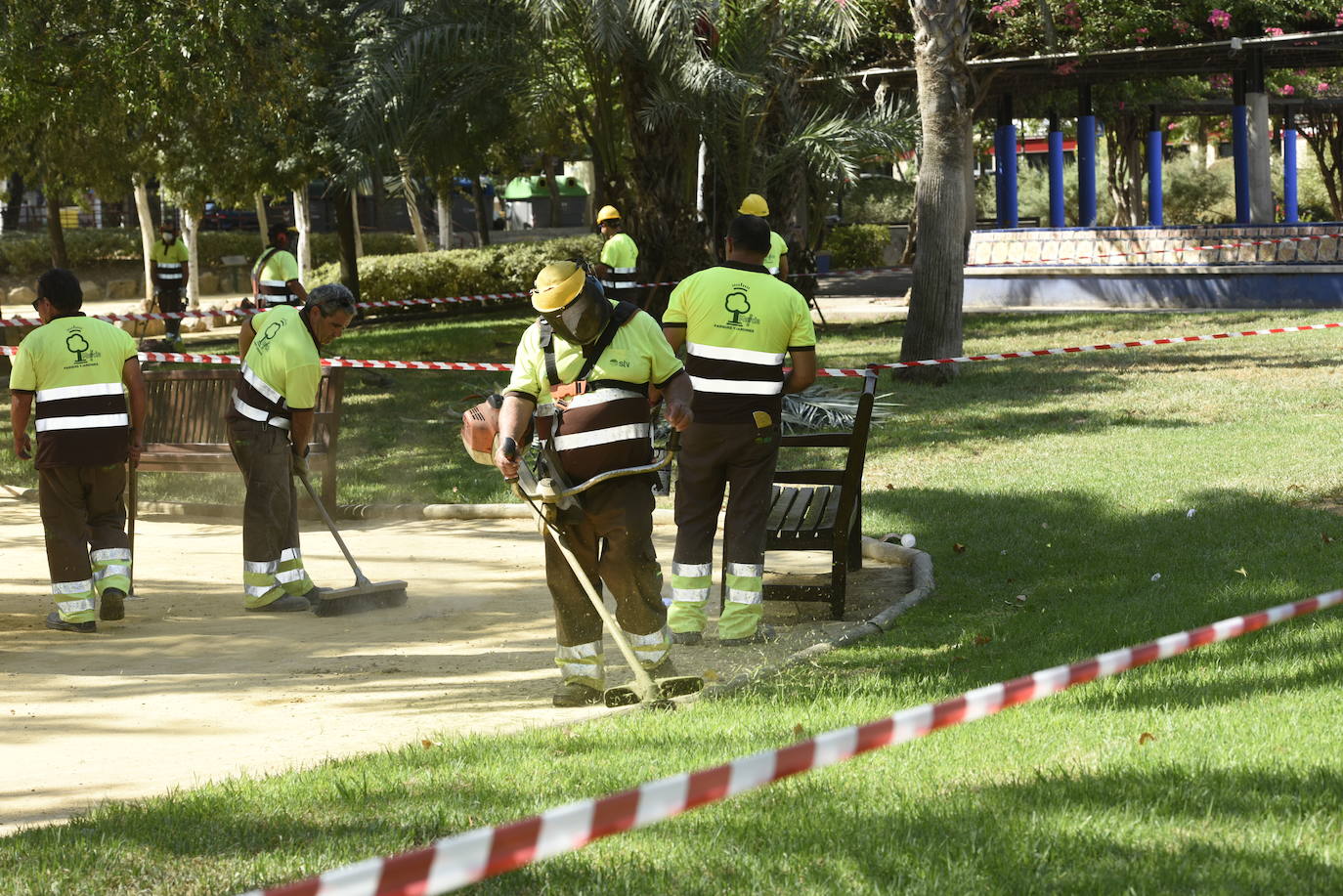 Las obras de esta infraestructura y de otras seis que cruzan el Segura, como el Puente de la Fica y Jorge Manrique, se llevan a cabo en verano para minimizar las molestias