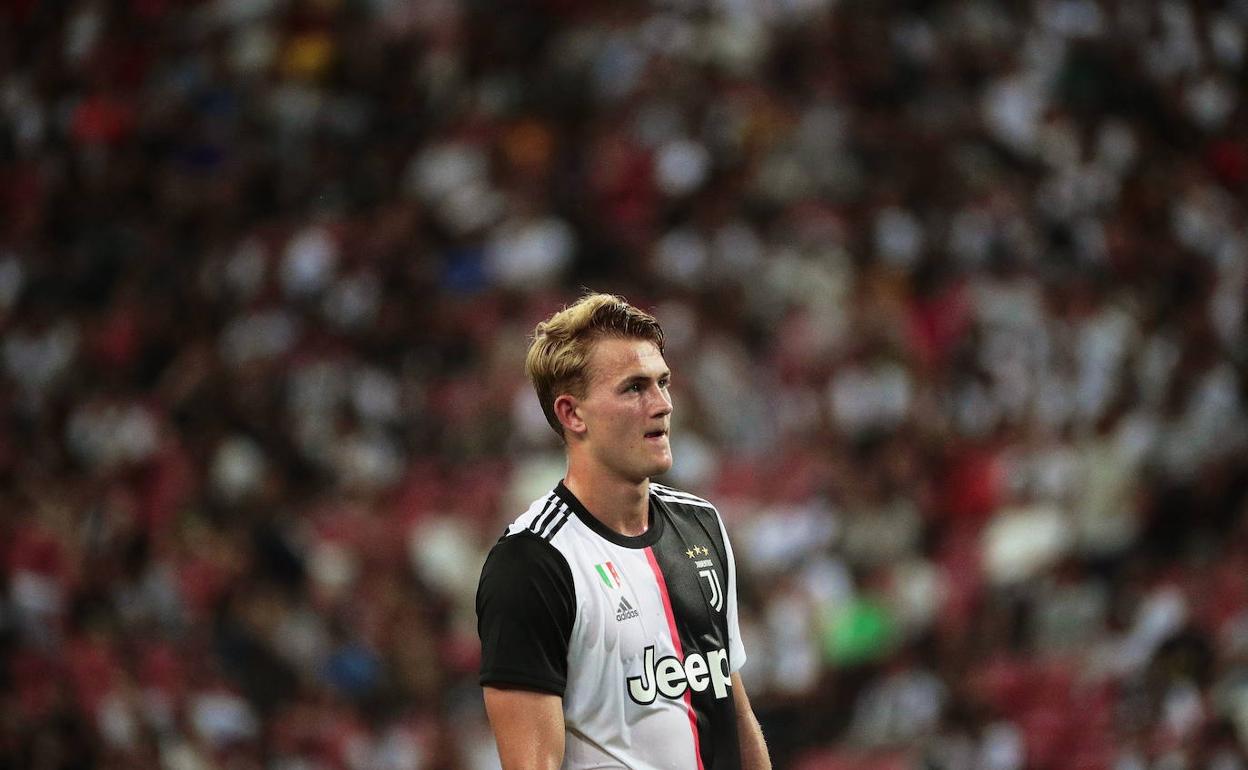 Matthijs de Ligt, en un partido de pretemporada con la Juventus.