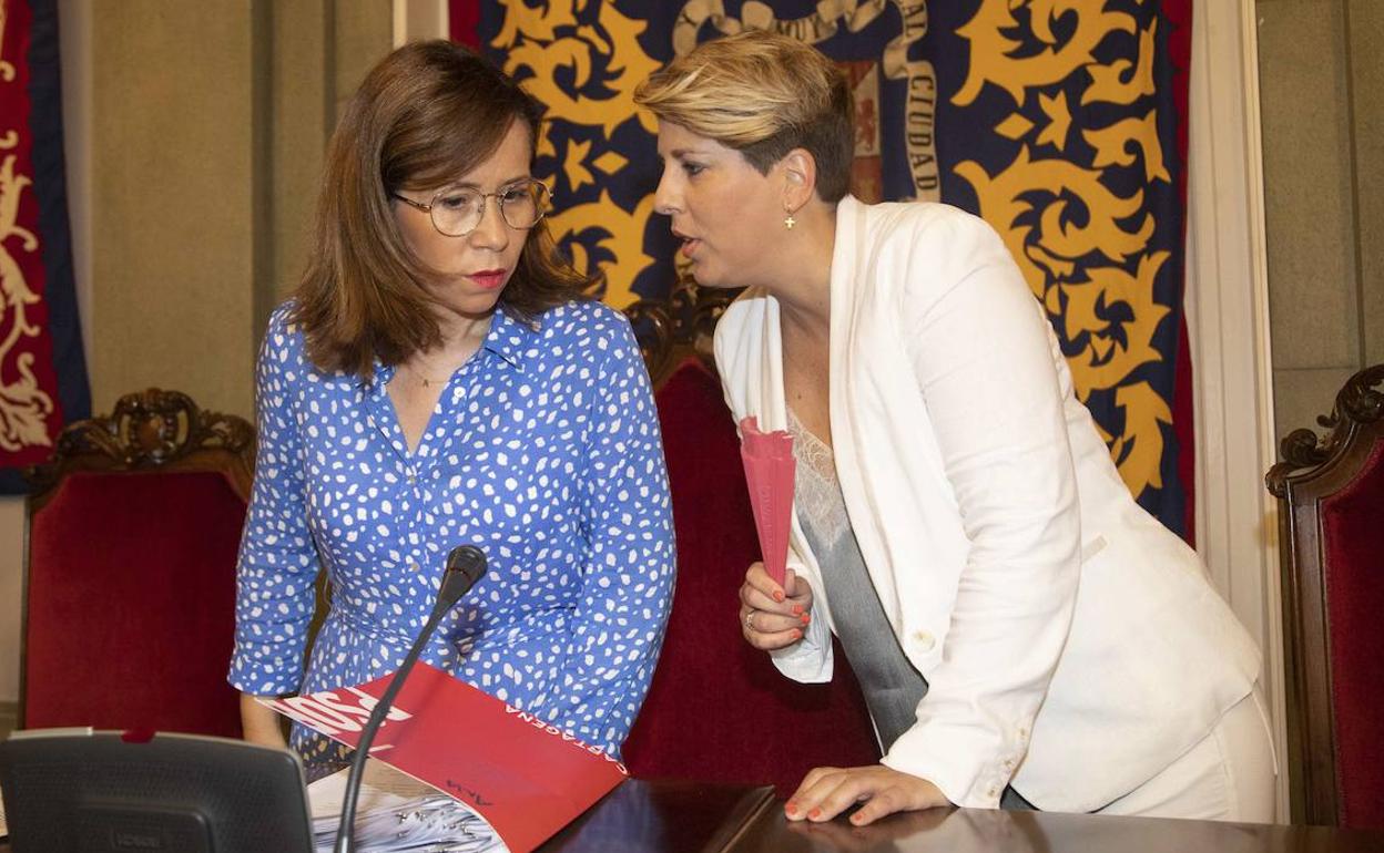 Ana Belén Castejón y Noelia Arroyo, en una imagen de archivo. 