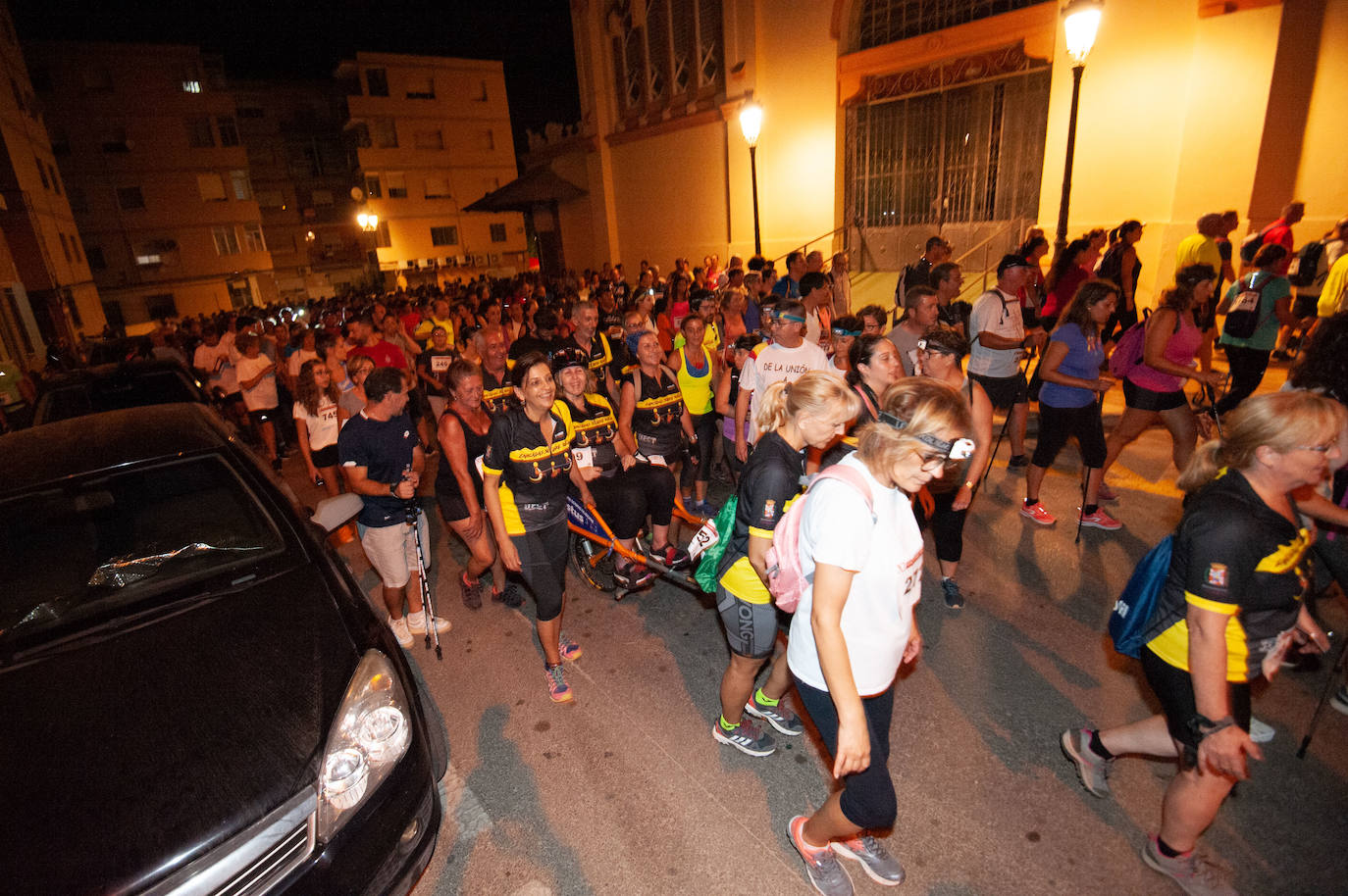 Más de mil participantes recorren siete kilómetros desde La Unión a Portmán por la Sierra Minera con parte de los beneficios destinados a Asteamur