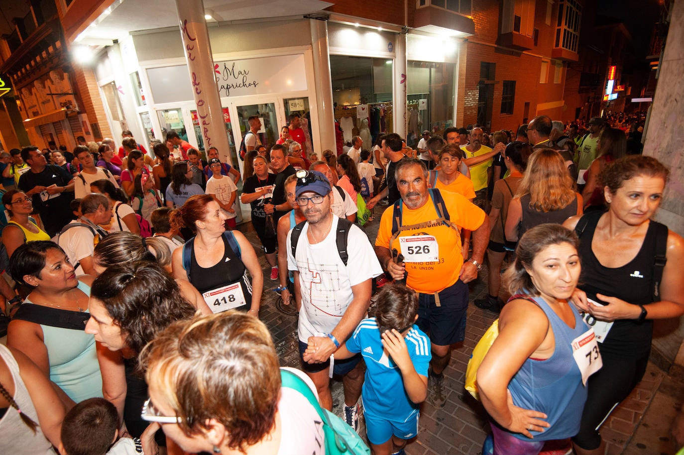 Más de mil participantes recorren siete kilómetros desde La Unión a Portmán por la Sierra Minera con parte de los beneficios destinados a Asteamur