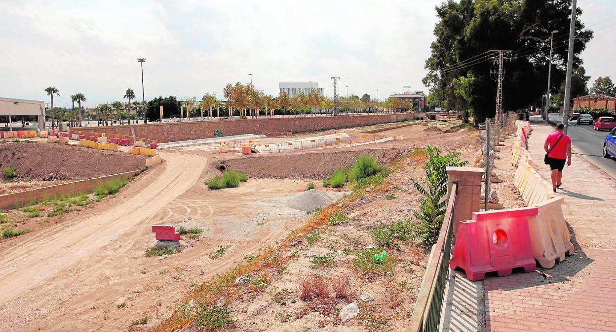 Estado de las obras del tramo 2 de la Ronda Central, el único en ejecución de los tres pendientes. 