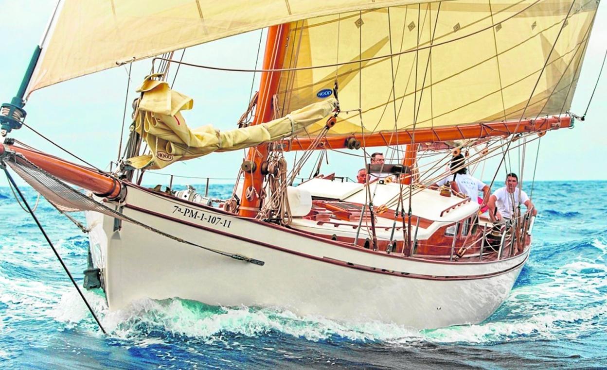 'Delfino', barco de 1939 que competirá en la prueba de barcos de época. 