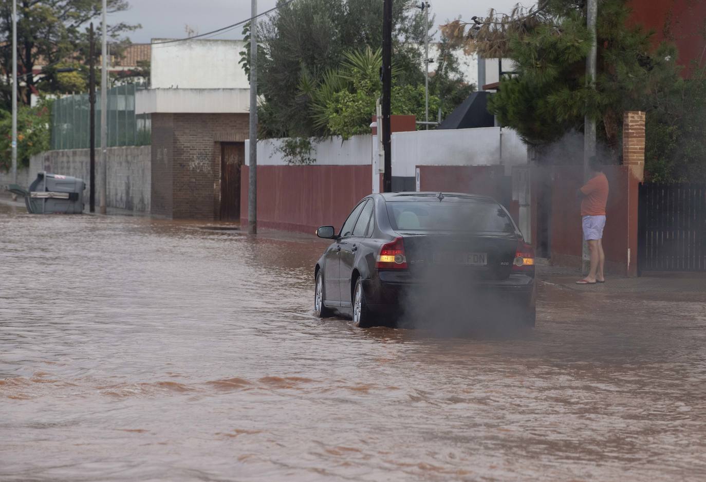 El centro de Cartagena y Los Urrutias también sufrieron notablemente los efectos de las inundaciones