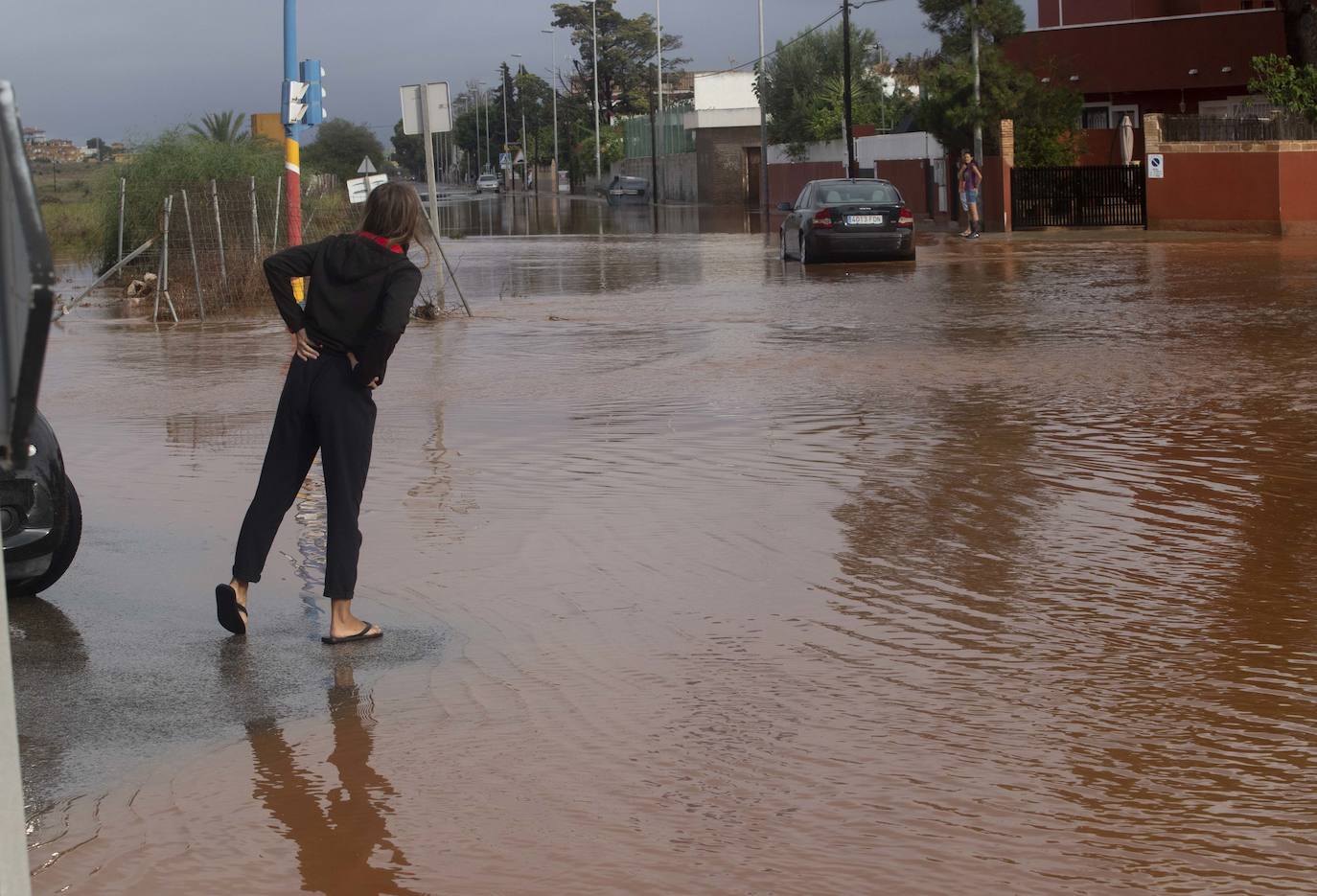 El centro de Cartagena y Los Urrutias también sufrieron notablemente los efectos de las inundaciones