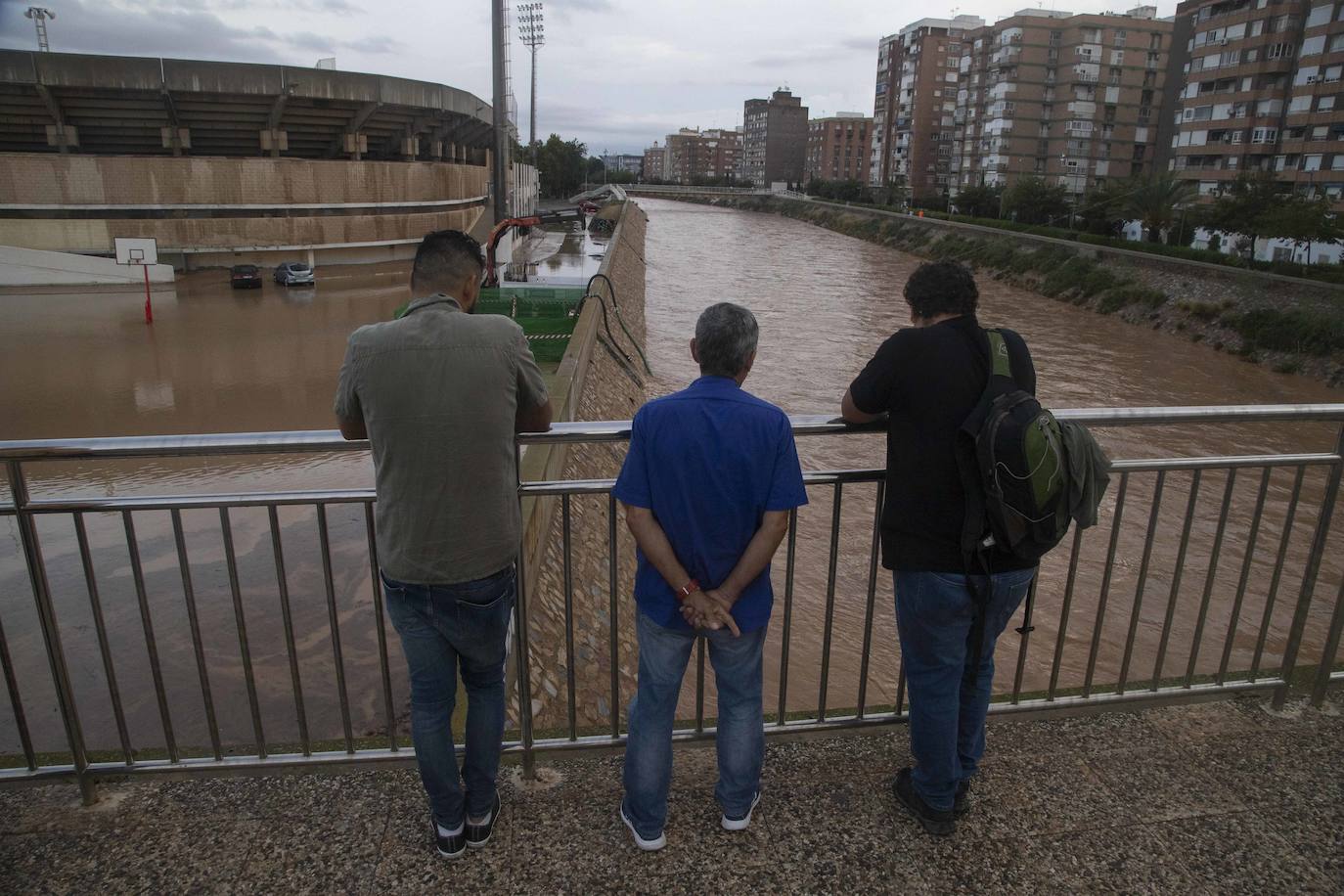 El centro de Cartagena y Los Urrutias también sufrieron notablemente los efectos de las inundaciones