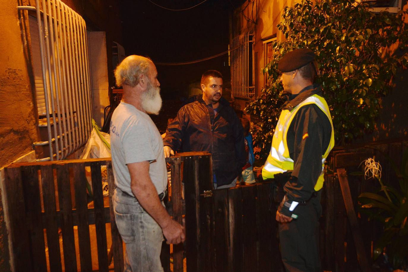Los vecinos de estas pedanías murcianas han dormido en albergues habilitados como prevención ante posibles inundaciones. 