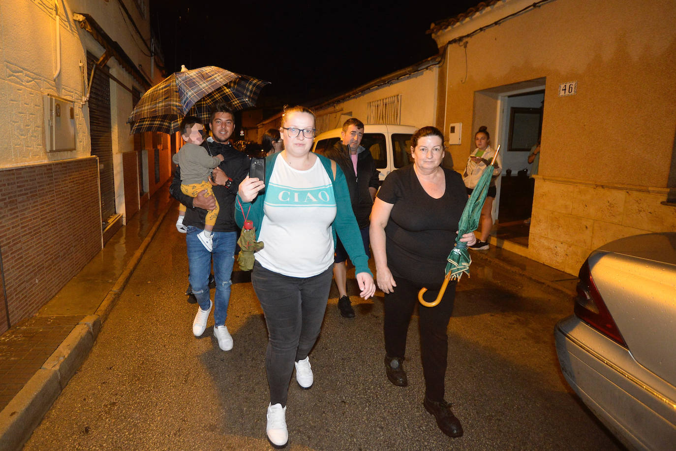 Los vecinos de estas pedanías murcianas han dormido en albergues habilitados como prevención ante posibles inundaciones. 