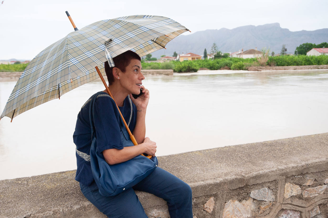 Recorrido por las localidades de Alquerías, Beniel y Llano de Brujas, donde el temporal causó cuantiosos destrozos