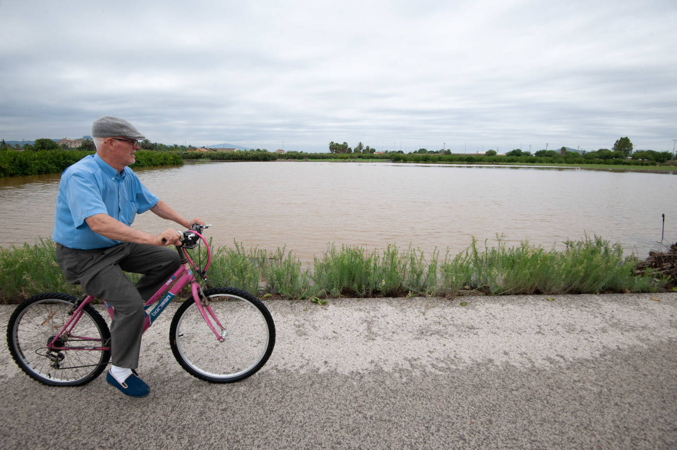 Recorrido por las localidades de Alquerías, Beniel y Llano de Brujas, donde el temporal causó cuantiosos destrozos