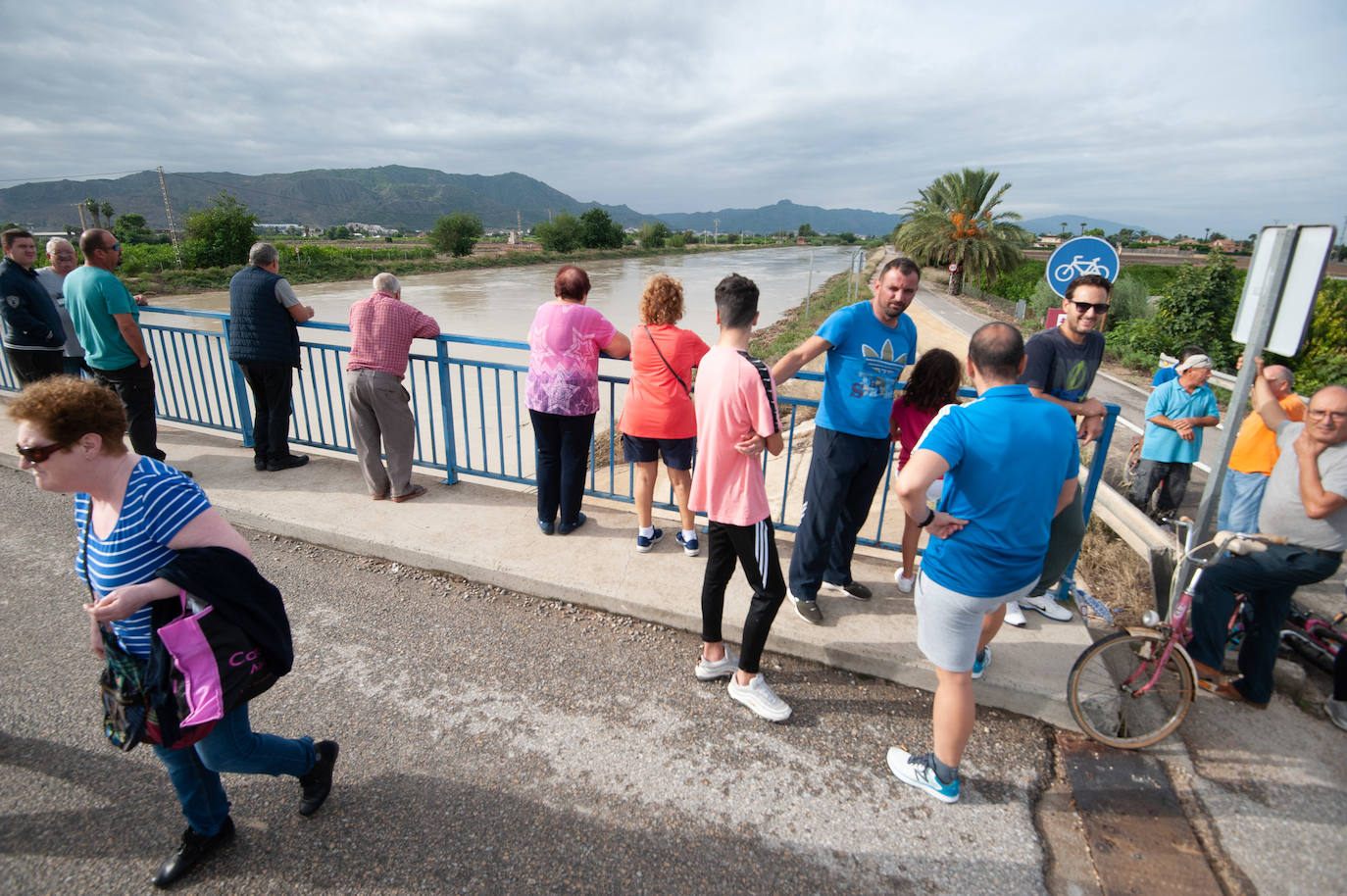 Recorrido por las localidades de Alquerías, Beniel y Llano de Brujas, donde el temporal causó cuantiosos destrozos
