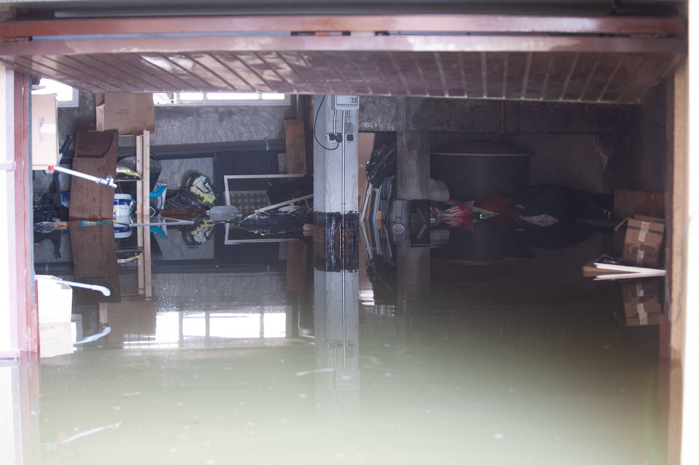 Recorrido por las localidades de Alquerías, Beniel y Llano de Brujas, donde el temporal causó cuantiosos destrozos