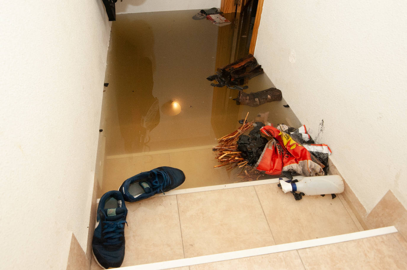 Recorrido por las localidades de Alquerías, Beniel y Llano de Brujas, donde el temporal causó cuantiosos destrozos