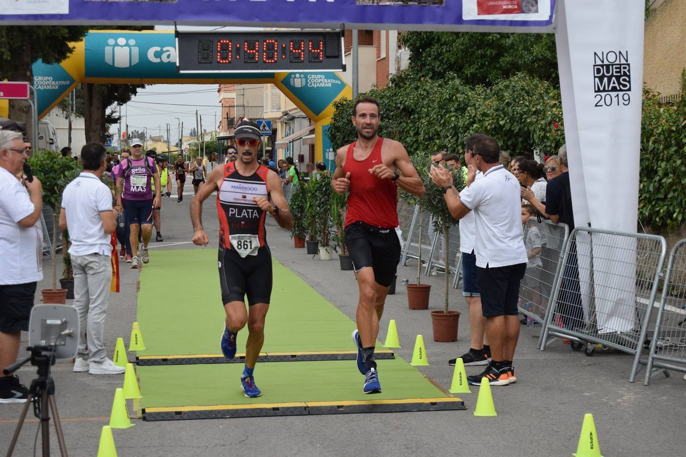 El atleta del Grupo Alcaraz se lleva la XXVII Carrera Popular de la pedanía murciana con un tiempo de 36:06 minutos, por los 43:42 para la corredora del Bathco Running Team