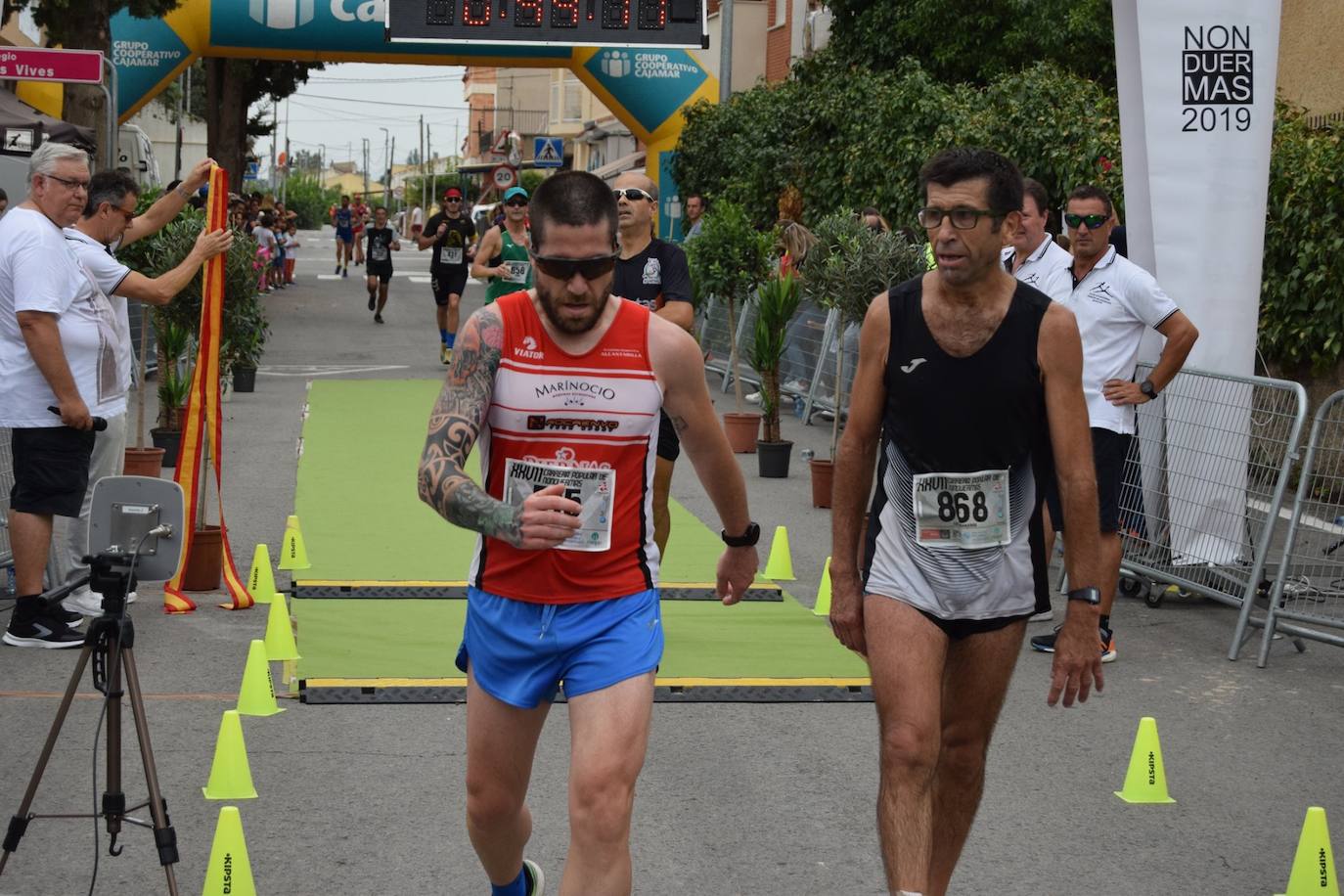 El atleta del Grupo Alcaraz se lleva la XXVII Carrera Popular de la pedanía murciana con un tiempo de 36:06 minutos, por los 43:42 para la corredora del Bathco Running Team