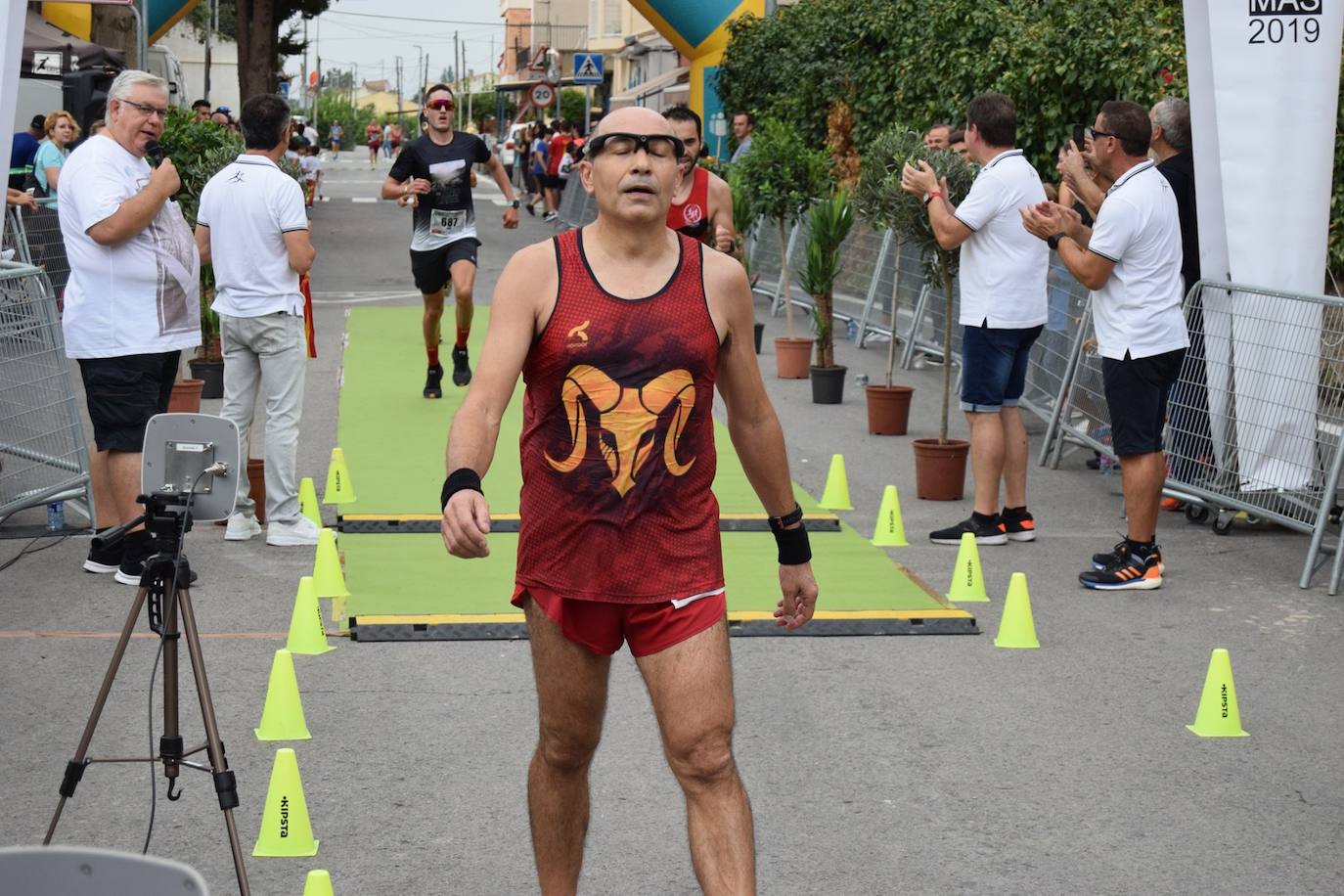 El atleta del Grupo Alcaraz se lleva la XXVII Carrera Popular de la pedanía murciana con un tiempo de 36:06 minutos, por los 43:42 para la corredora del Bathco Running Team