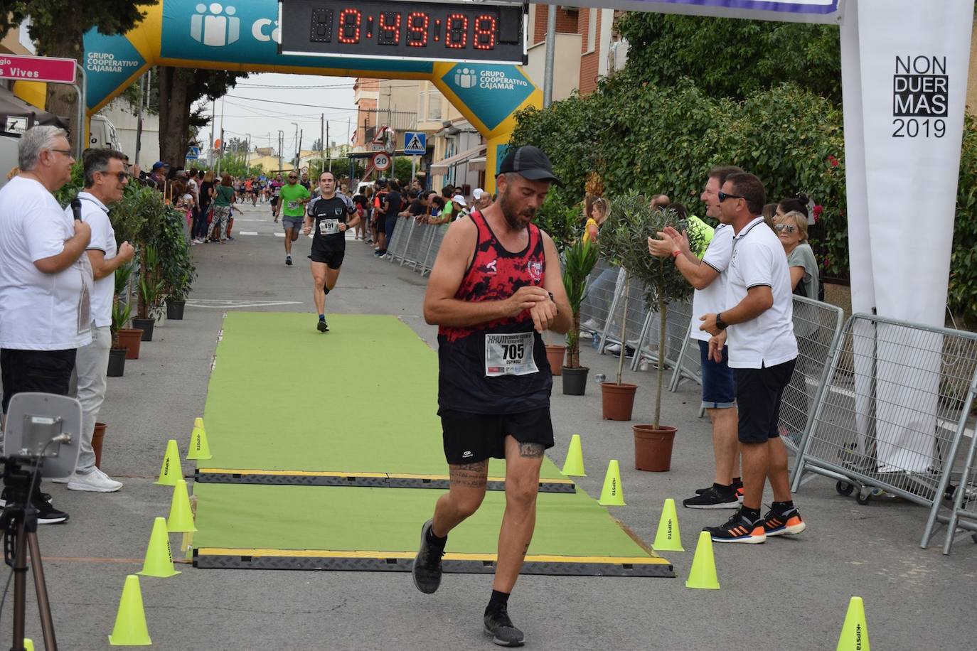 El atleta del Grupo Alcaraz se lleva la XXVII Carrera Popular de la pedanía murciana con un tiempo de 36:06 minutos, por los 43:42 para la corredora del Bathco Running Team