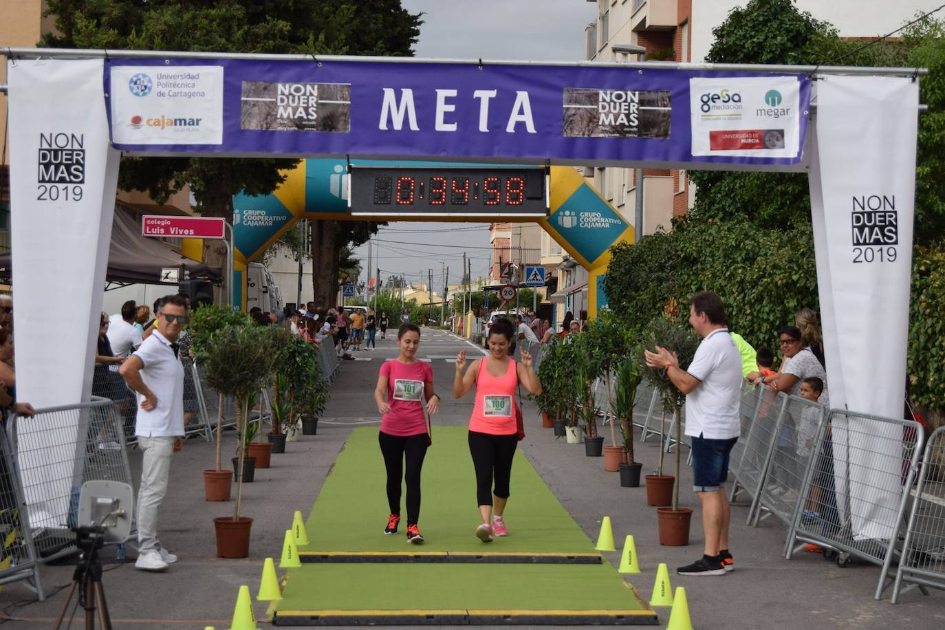 El atleta del Grupo Alcaraz se lleva la XXVII Carrera Popular de la pedanía murciana con un tiempo de 36:06 minutos, por los 43:42 para la corredora del Bathco Running Team