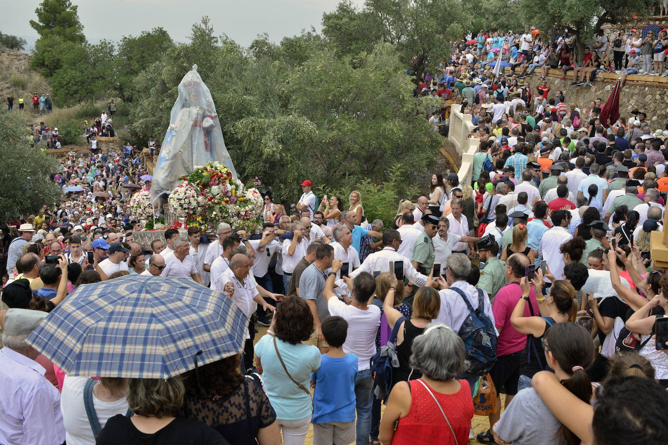 Fotos: El recorrido de la Morenica, en imágenes