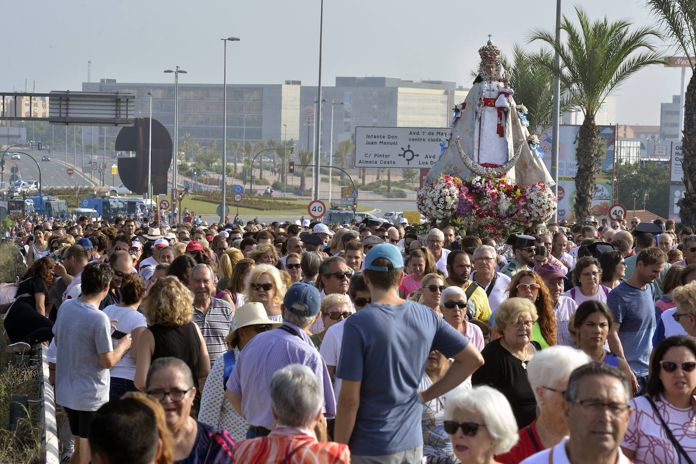 Fotos: El recorrido de la Morenica, en imágenes