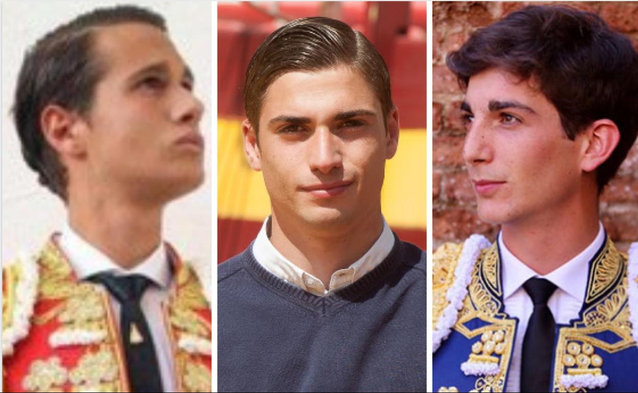 Trigueros, Parrita y Marcos. 