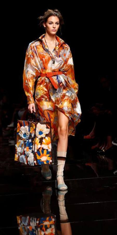 La marca Fendi durante su desfile de Primavera/Verano 2020 en la Milán Fashion Week