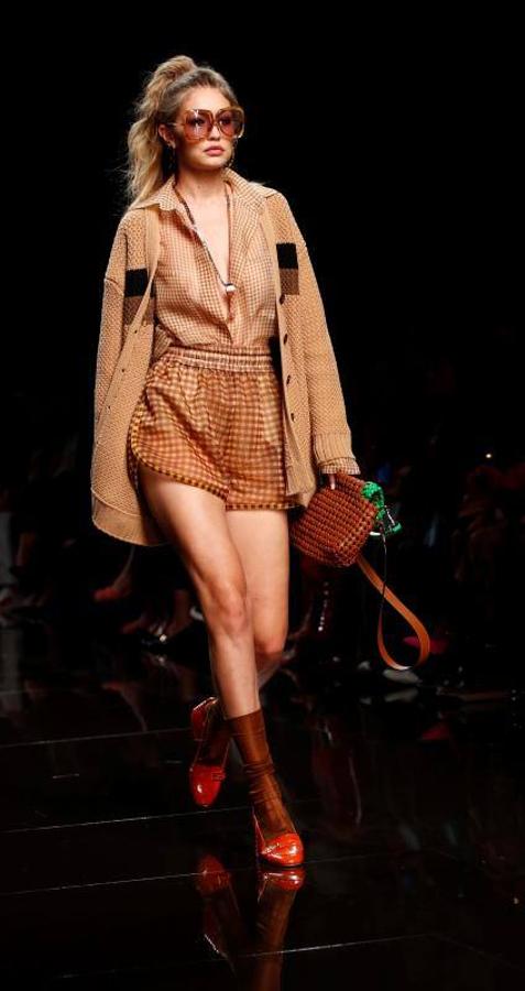 La marca Fendi durante su desfile de Primavera/Verano 2020 en la Milán Fashion Week