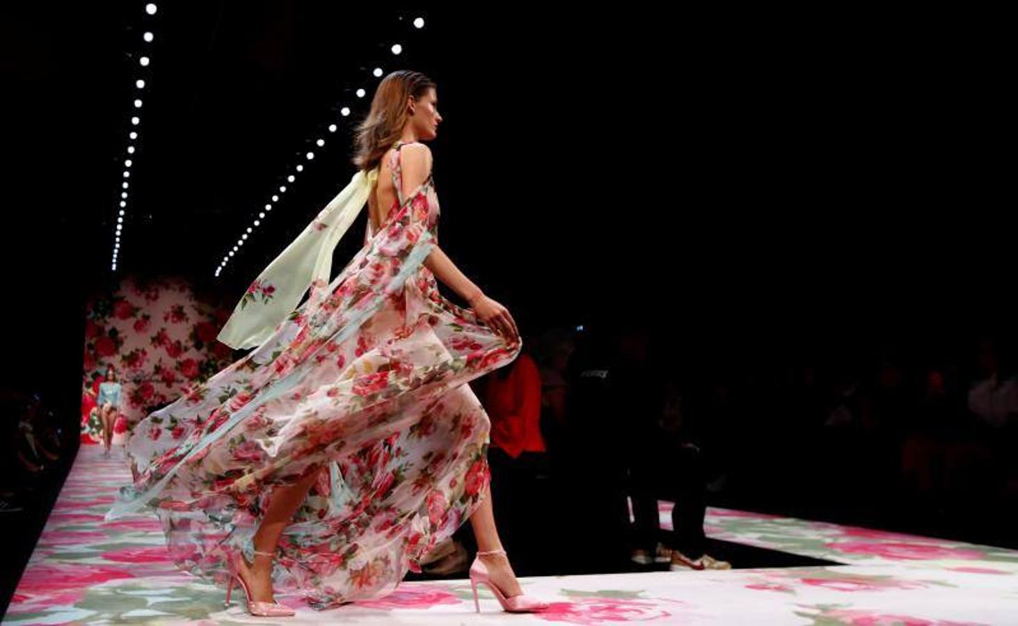La marca Blumarine durante su desfile de Primavera/Verano 2020 en la Milán Fashion Week