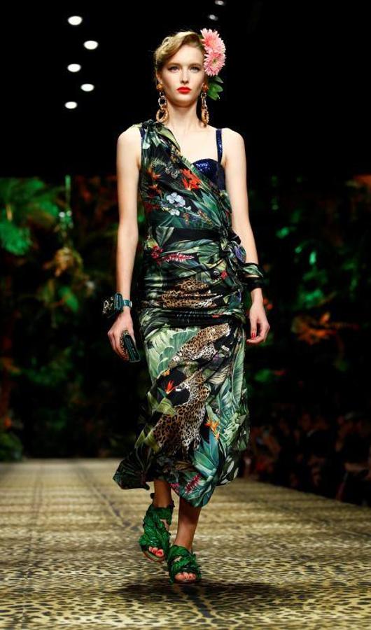 La firma italiana Dolce & Gabban presentó su colección Primavera/Verano 2020 en la pasarela de la Milán Fashion Week