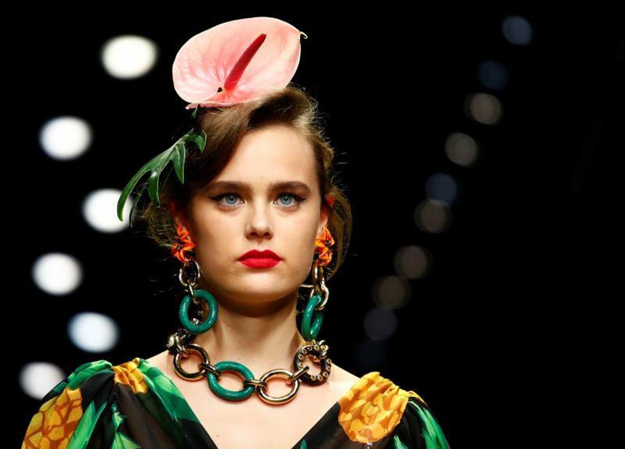 La firma italiana Dolce & Gabban presentó su colección Primavera/Verano 2020 en la pasarela de la Milán Fashion Week