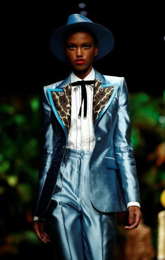 La firma italiana Dolce & Gabban presentó su colección Primavera/Verano 2020 en la pasarela de la Milán Fashion Week