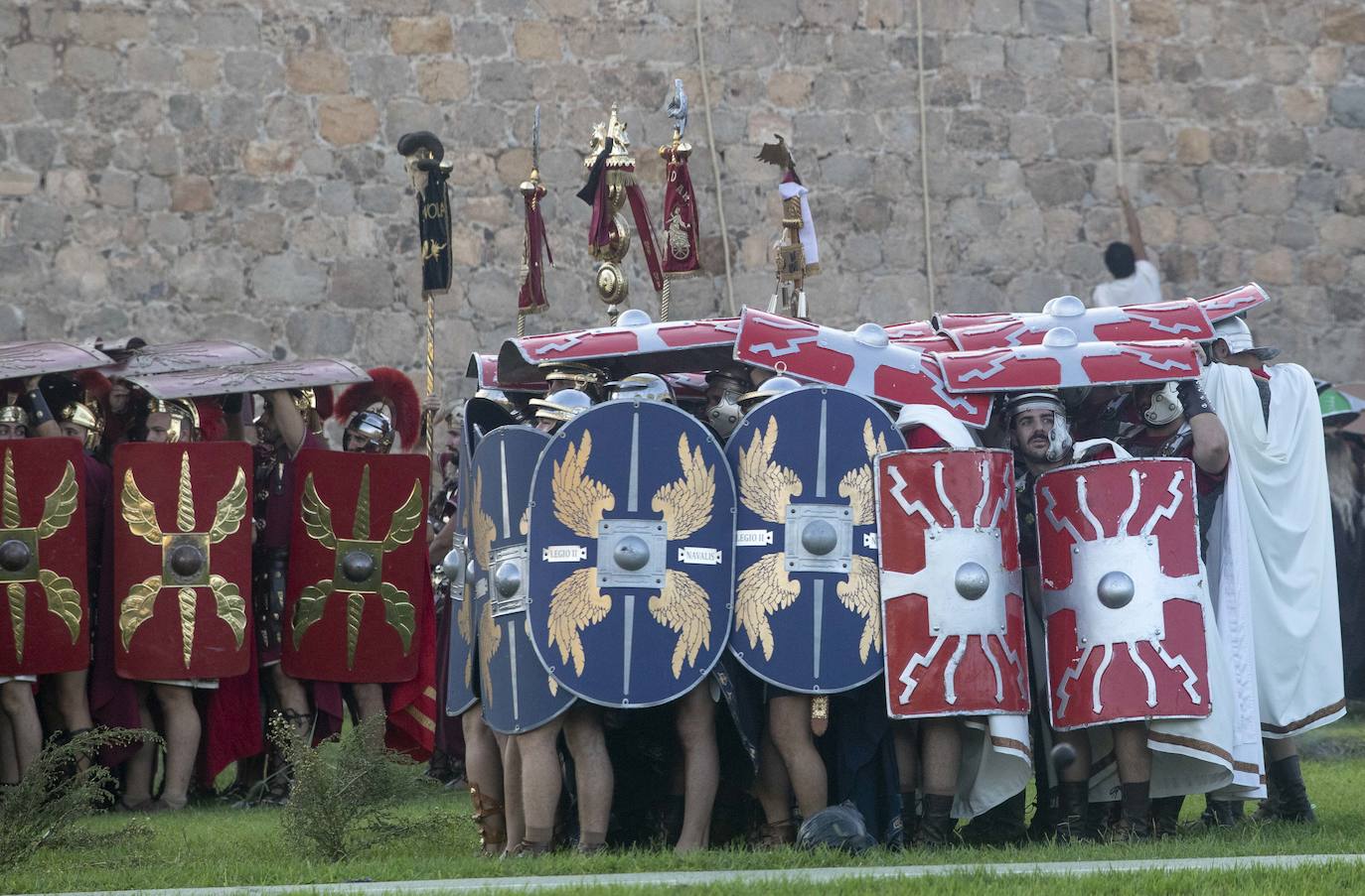 La Batalla entre carthagineses y romanos deleita a más de 5.000 personas, con una puesta en escena con más luchas cuerpo a cuerpo