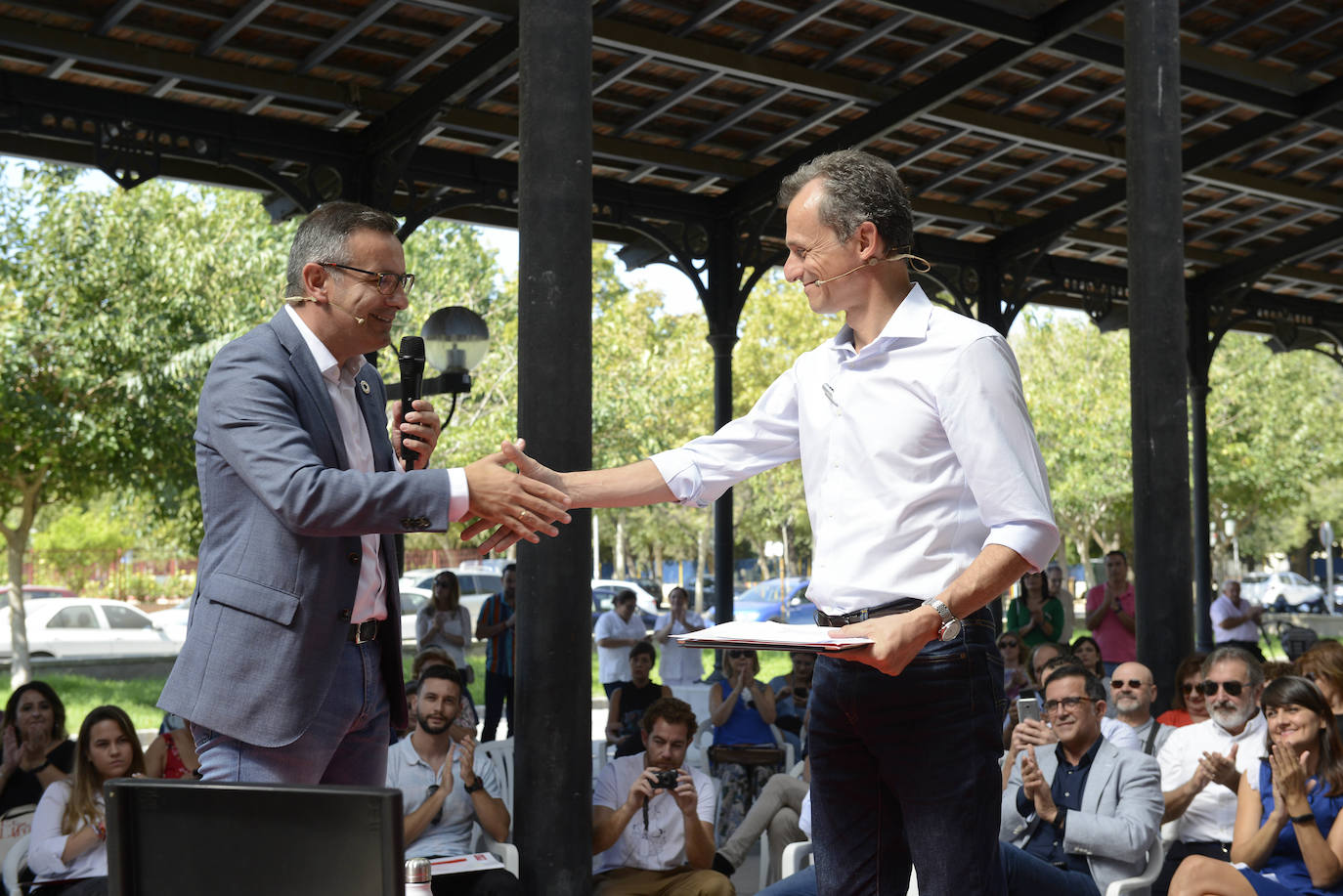 Fotos: Acto del ministro Pedro Duque en Murcia