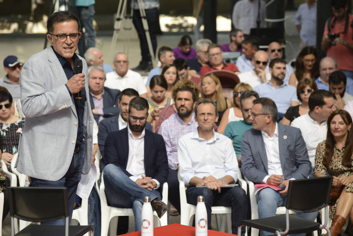 Fotos: Acto del ministro Pedro Duque en Murcia